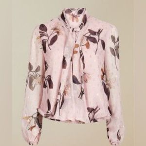 Ted Baker size 1 (us size 4) bow blouse